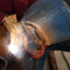 This image is about how you can and should seal aluminum joint welds.